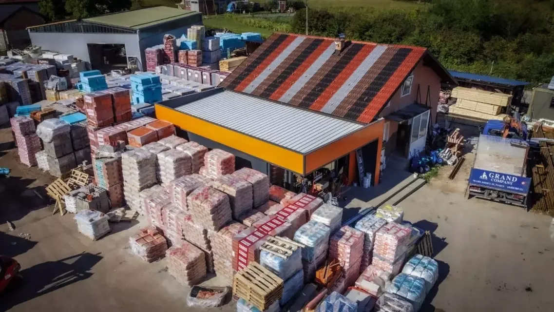 Prodajni objekat Grand Company na lokaciji stovarišta